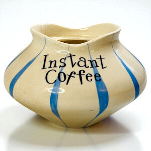 Holt Howard Pixieware Instant Coffee Condiment Jar Vintage 1958 Bottom Only HTF